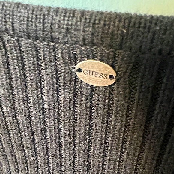 GUESS, Black Knit Halter Crop Top, Size XS, Like New - Picture 6 of 6